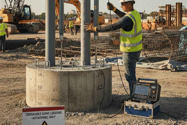 Crosshole Sonic Logging Test